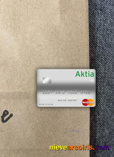 Finland Aktia Savings Bank mastercard photolook